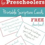 Free Printable: 10 Bible Verses To Teach Your Preschooler | Faith   Free Printable Bible Verses For Children
