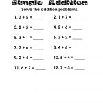 Free Printable 1St Grade Math Worksheets Simple Addition | Math   Free Printable Simple Math Worksheets