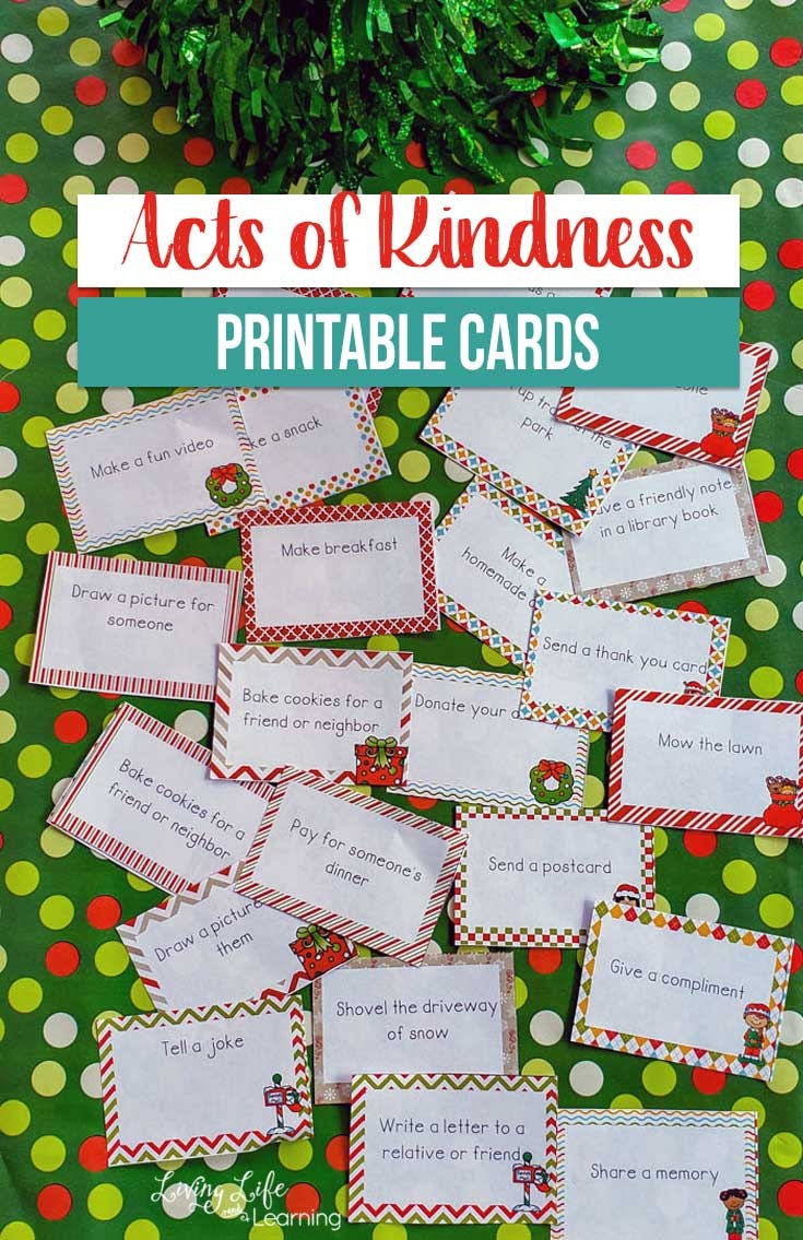 Free Printable Acts Of Kindness Holiday Cards - Money Saving Mom - Make A Holiday Card For Free Printable