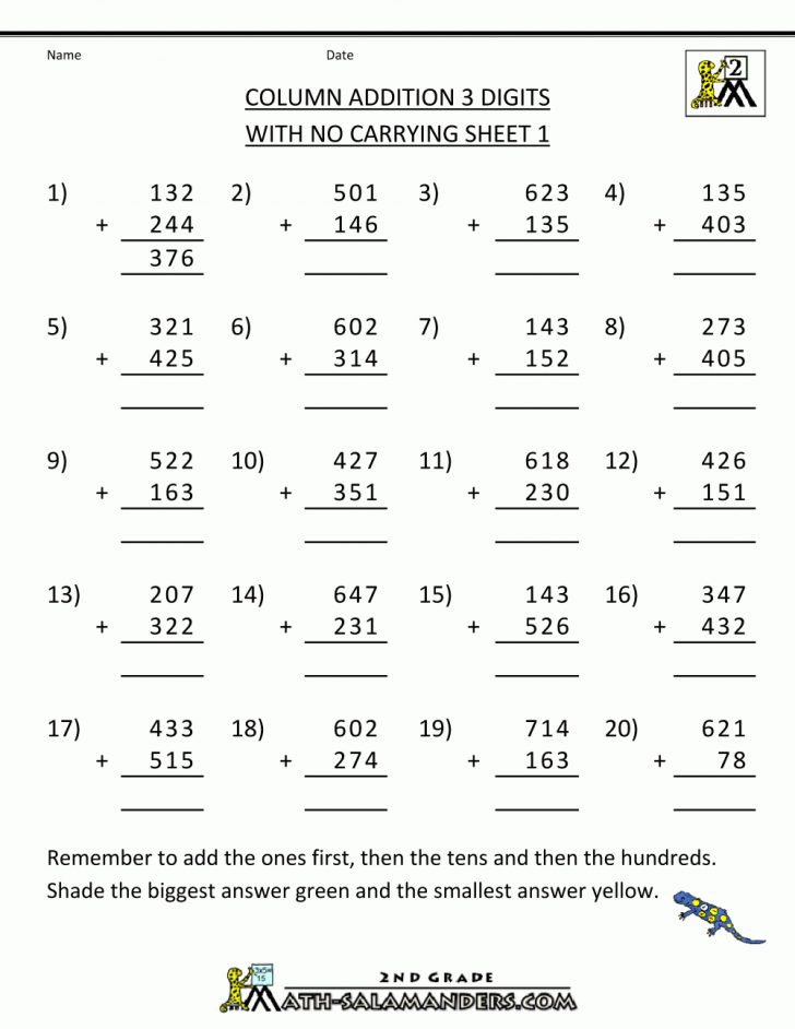 Homeschooling Paradise Free Printable Math Worksheets Third Grade