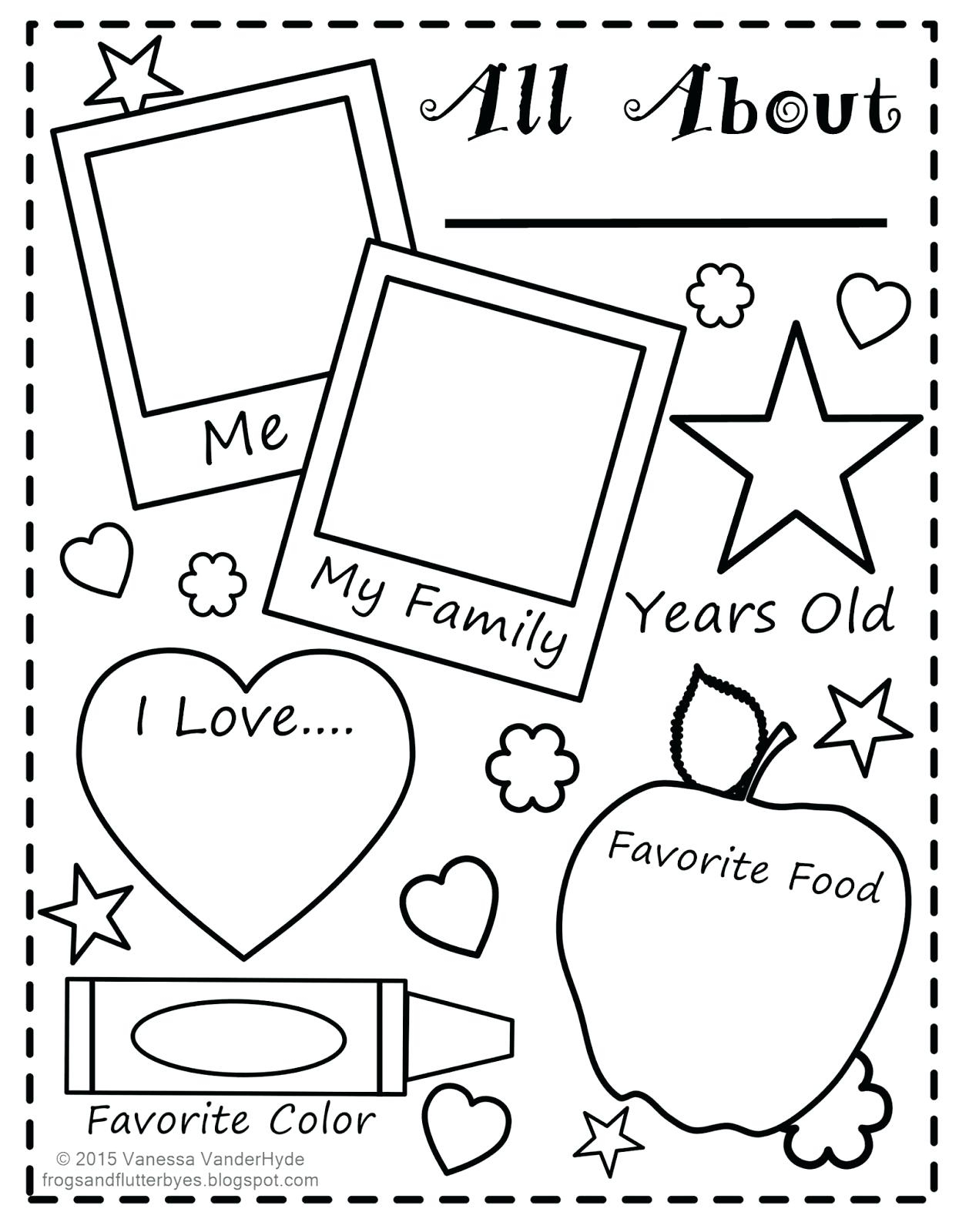 Free Printable All About Me Worksheet Collection Of Free Printable - Free Printable All About Me Worksheet