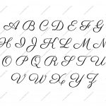 Free Printable Alphabet Stencil Letters Template | Art & Crafts   Free Printable Letter Stencils