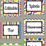 Free Printable And Editable Labels For Classroom | Classroom   Preschool Classroom Helper Labels Free Printable