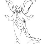 Free Printable Angel Coloring Pages For Kids | Printables | Angel   Free Printable Angels