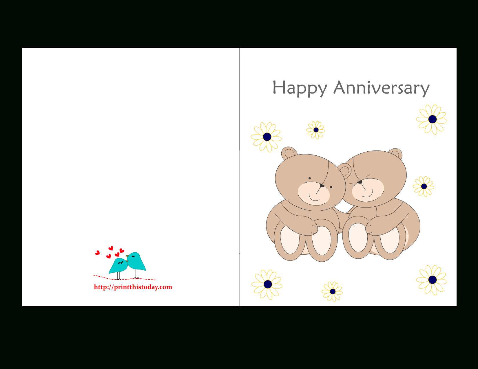 Free Printable Anniversary Cards - Free Printable Anniversary Cards