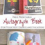 Free Printable Autograph Book For Your Next Disney Vacation | Free   Free Printable Autograph Book For Kids