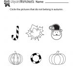 Free Printable Autumn Worksheet For Preschool   Free Printable Autumn Worksheets