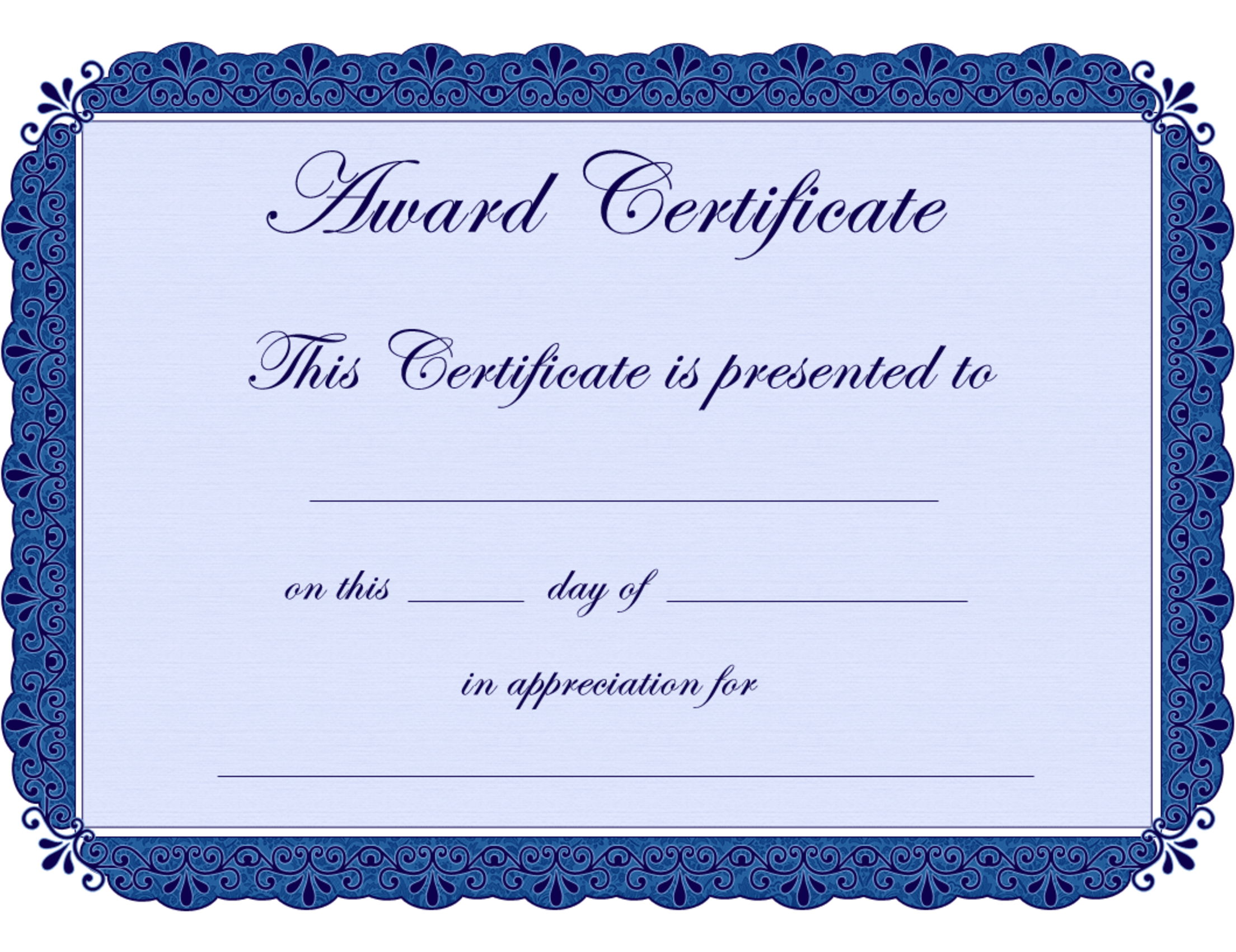 Free Printable Award Certificate Borders |  Award Certificate - Free Printable Wrestling Certificates