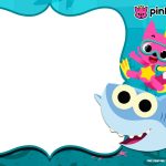Free Printable Baby Shark Pinkfong Birthday Invitation Template   Shark Invitations Free Printable