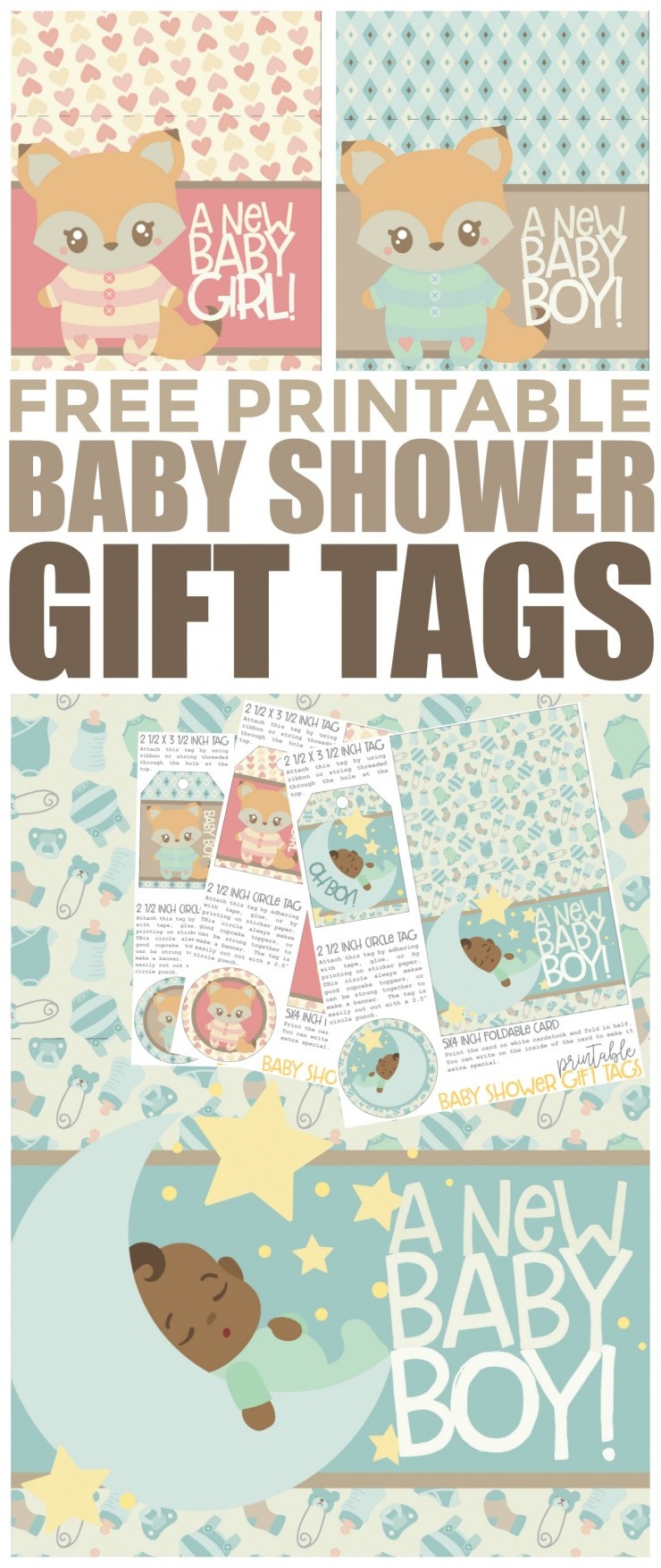Free Printable Baby Shower Gift Tags - Frugal Mom Eh! - Free Printable Baby Shower Labels And Tags