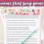 Free Printable Baby Shower Songs Guessing Game   Play Party Plan   What's In Your Phone Baby Shower Game Free Printable