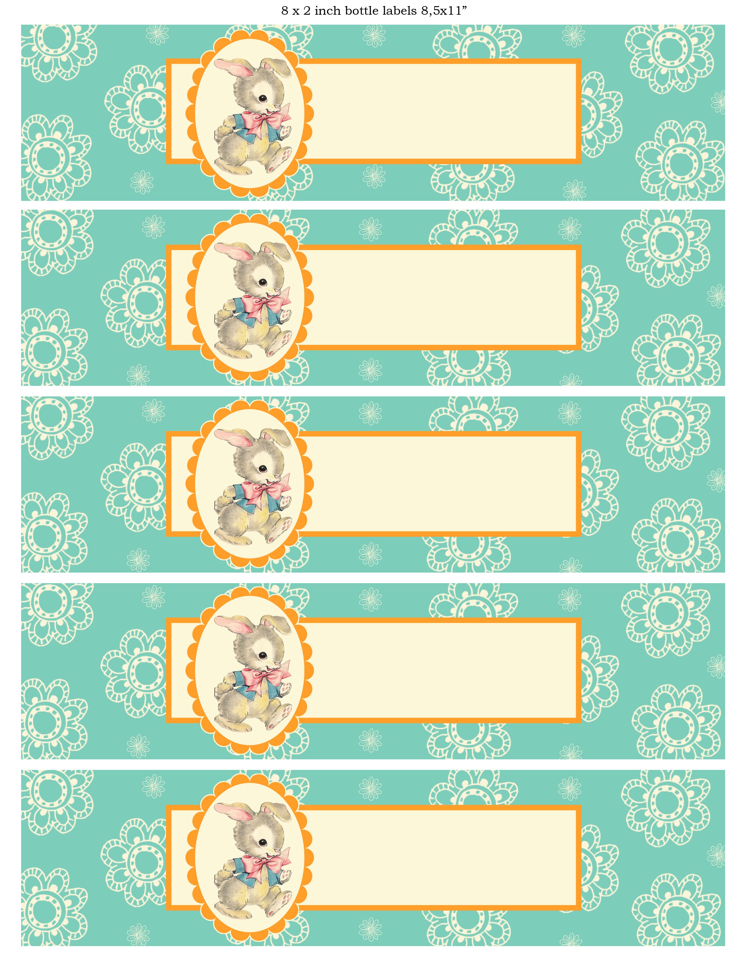 Label Templates Free Printable Free Instant Download Baby Shower Mad 