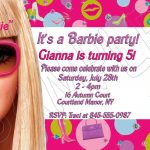 Free Printable Barbie Birthday Invitations | Kids Party Ideas   Free Printable Barbie Birthday Party Invitations