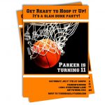 Free Printable Basketball Birthday Invitations | Basketball Birthday   Basketball Invites Free Printable