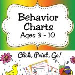 Free Printable Behavior Charts (Ages 3 10) | Acn Latitudes   Free Printable Reward Charts For 2 Year Olds