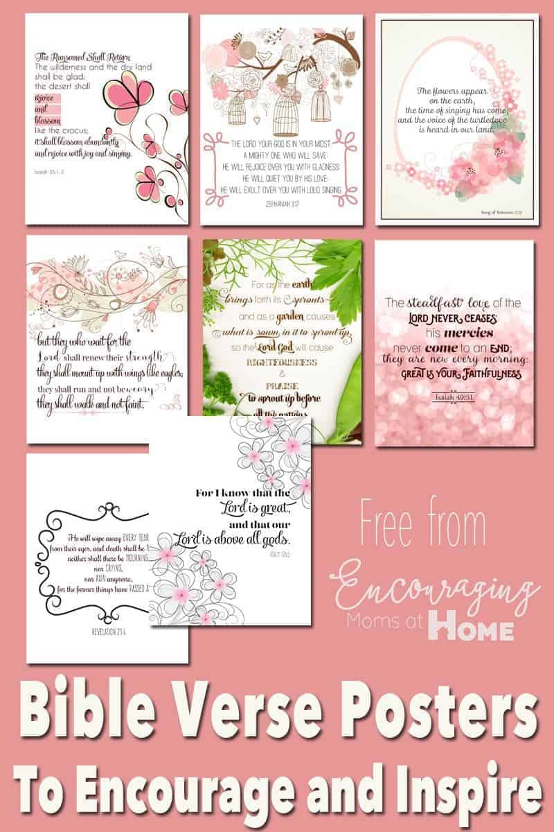 Free Printable Bible Verses To Encourage And Inspire Homeschool Moms - Free Printable Scripture Cards