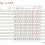 Free Printable Bill Pay Calendar Templates   Free Printable Monthly Bill Checklist