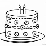 Free Printable Birthday Cake Coloring Pages For Kids | Cool2Bkids   Free Printable Birthday Cake