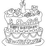 Free Printable Birthday Cake Coloring Pages For Kids   Free Printable Pictures Of Birthday Cakes