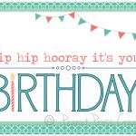 Free Printable Birthday Card Maker   Tutlin.psstech.co   Make Your Own Printable Birthday Cards Online Free