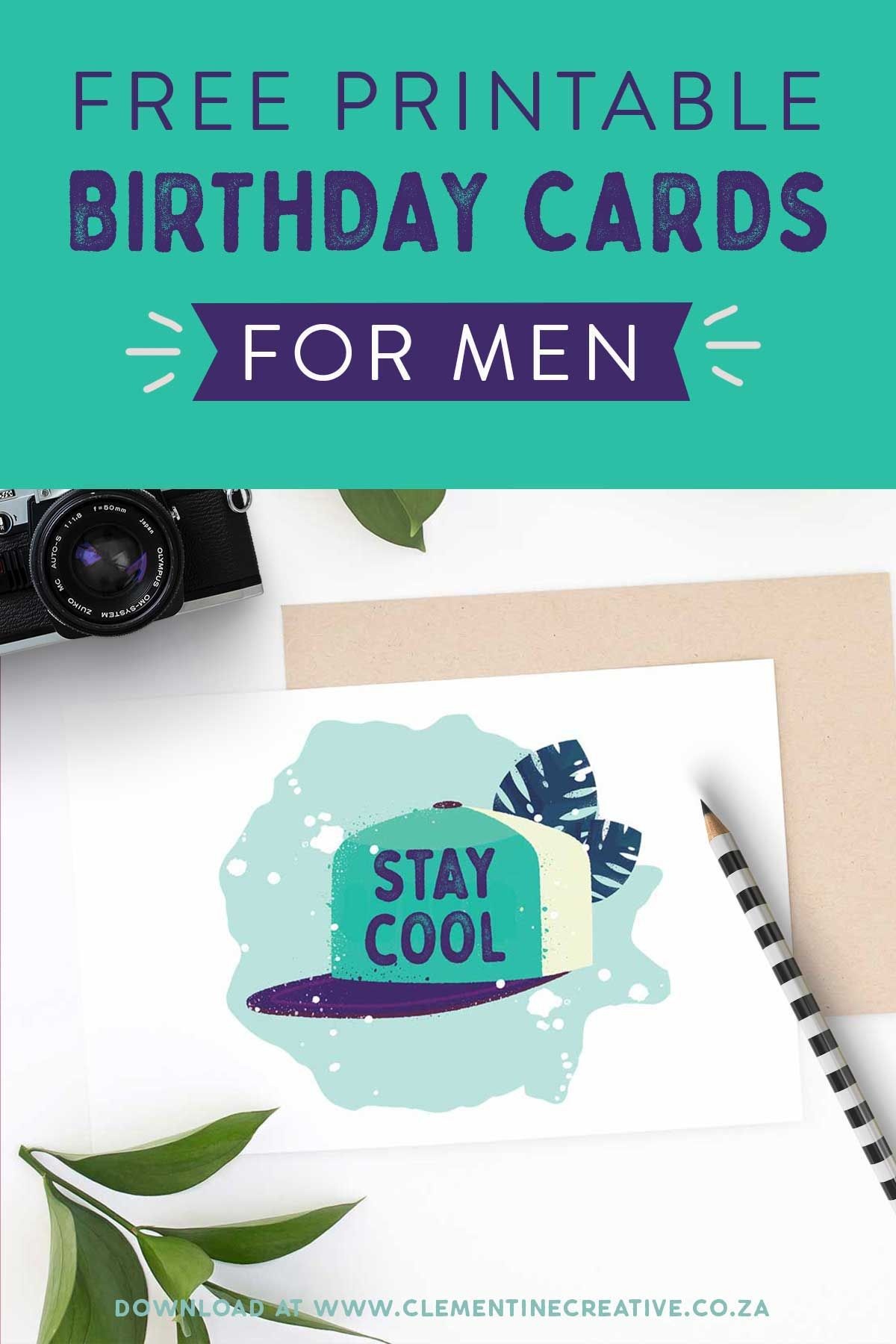 Free Printable Man Birthday Card