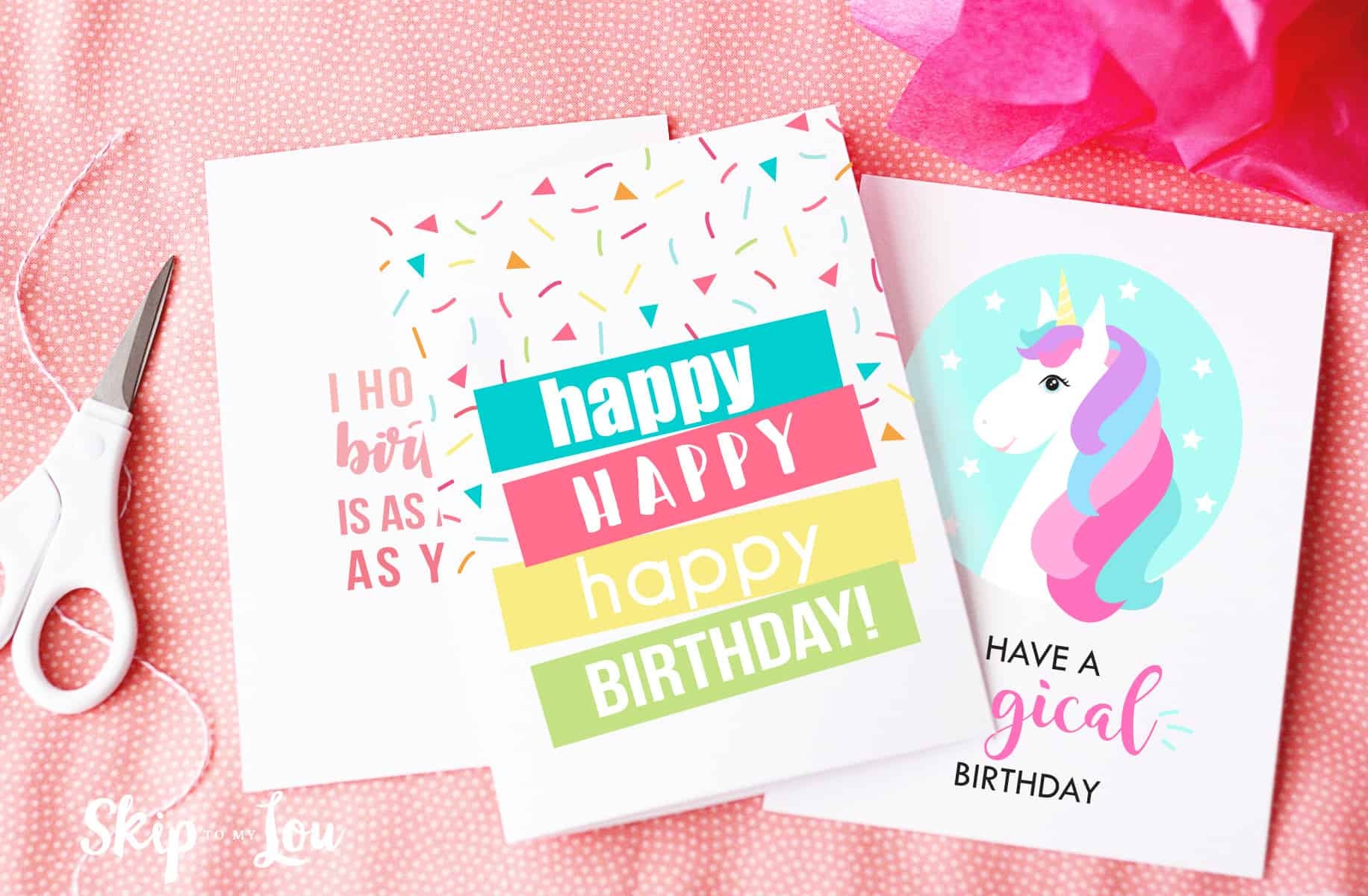 Free Printable Birthday Cards | Skip To My Lou - Free Printable Birthday Cards For Your Best Friend