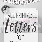Free Printable Black And White Banner Letters | Diy Banners   Diy Swank Free Printable Letters