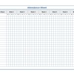 Free Printable Blank Attendance Sheets | Attendance Sheet   Free Printable Attendance Forms For Teachers