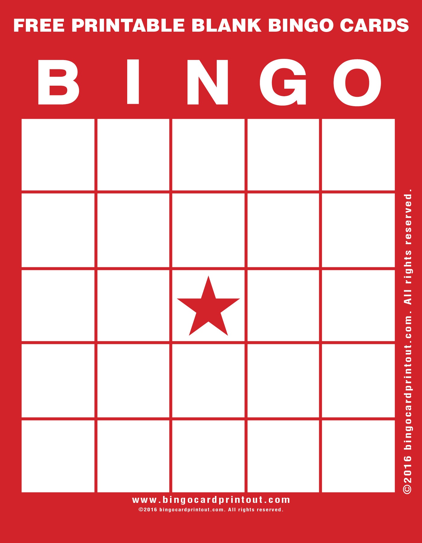 Free Printable Blank Bingo Cards - Bingocardprintout - Free Printable Blank Bingo Cards