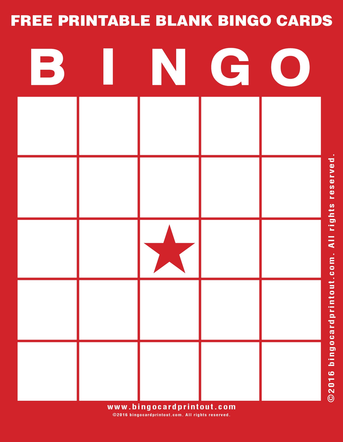 printable blank bingo sheets