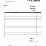 Free Printable Blank Invoice Sheet Templates Word Template Sample Uk   Free Printable Blank Invoice Sheet