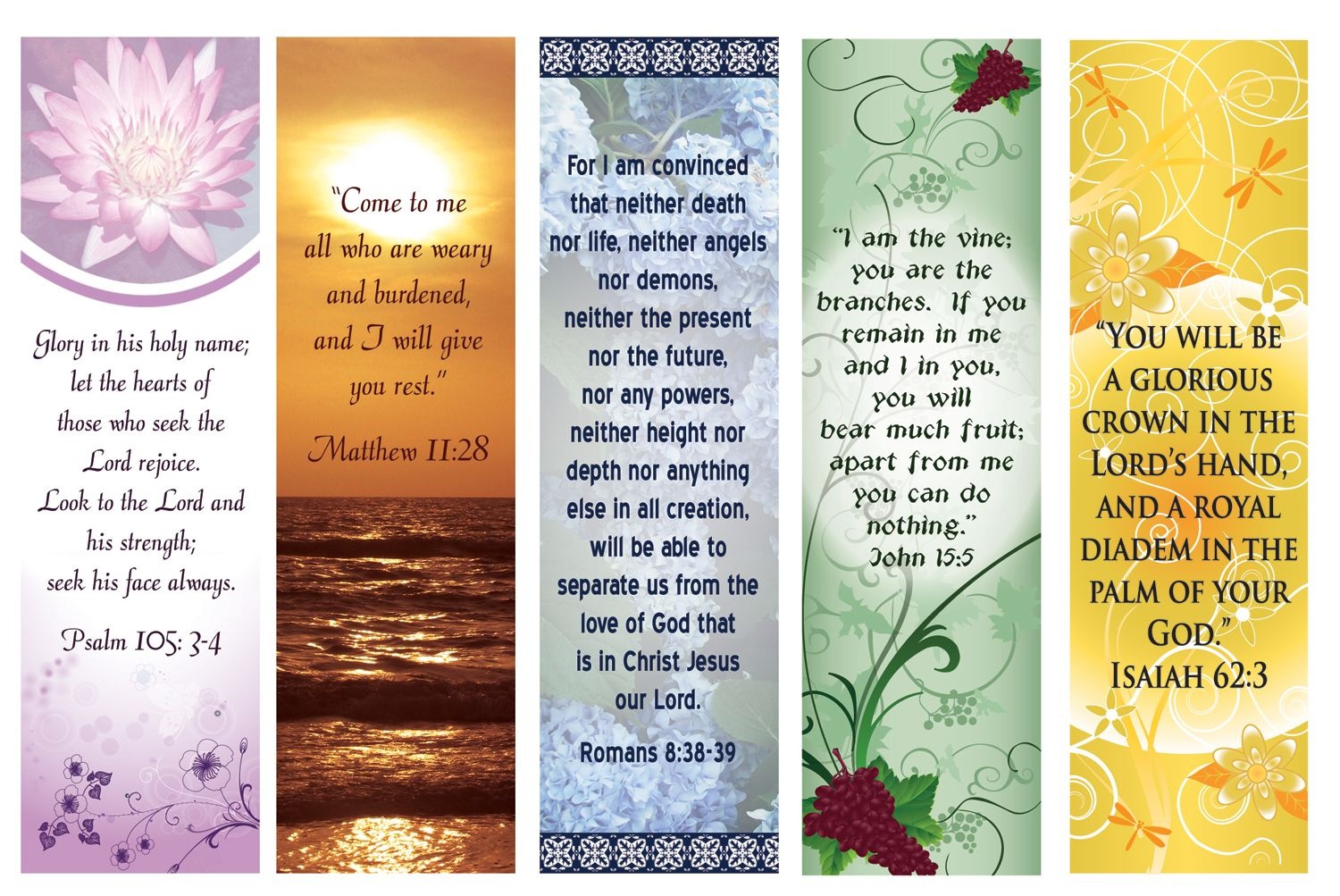 Free Printable Bookmarks With Bible Verses | Bookmarks | Free - Free Printable Bookmarks With Bible Verses