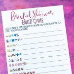 Free Printable Bridal Shower Name The Emoji Game   Free Printable Bridal Shower Games
