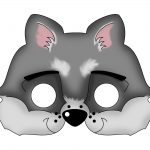 Free Printable Carnival Masks For Kids   Free Printable Wolf Face Mask