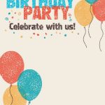 Free Printable Celebrate With Us Invitation   Great Site For   Free Printable Birthday Invitations Pinterest