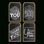 Free Printable Chalkboard Thank You Tags | The Cottage Market   Thank You For Coming Free Printable Tags