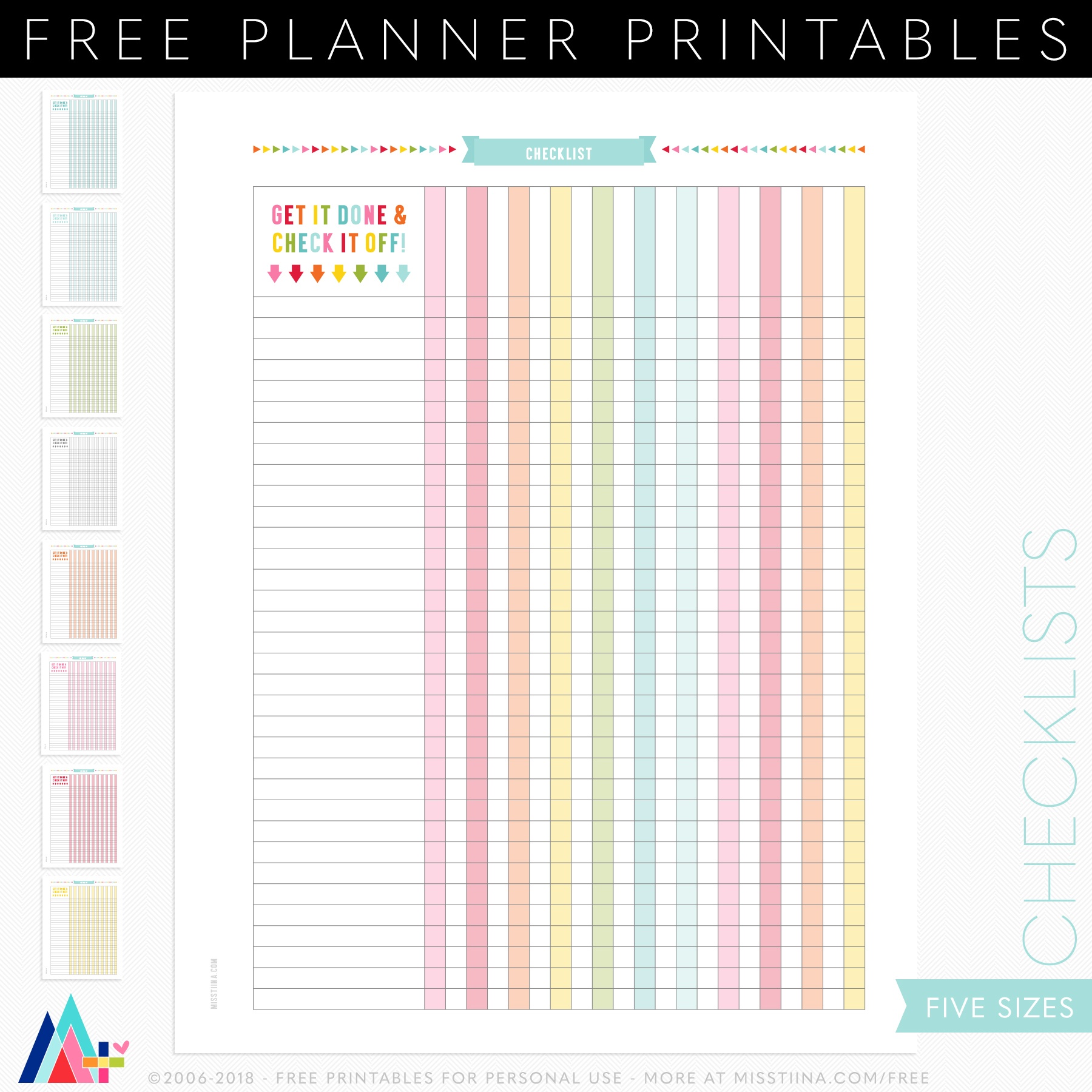 Free Printable Checklists Acme Of Skill Free Printable Checklist