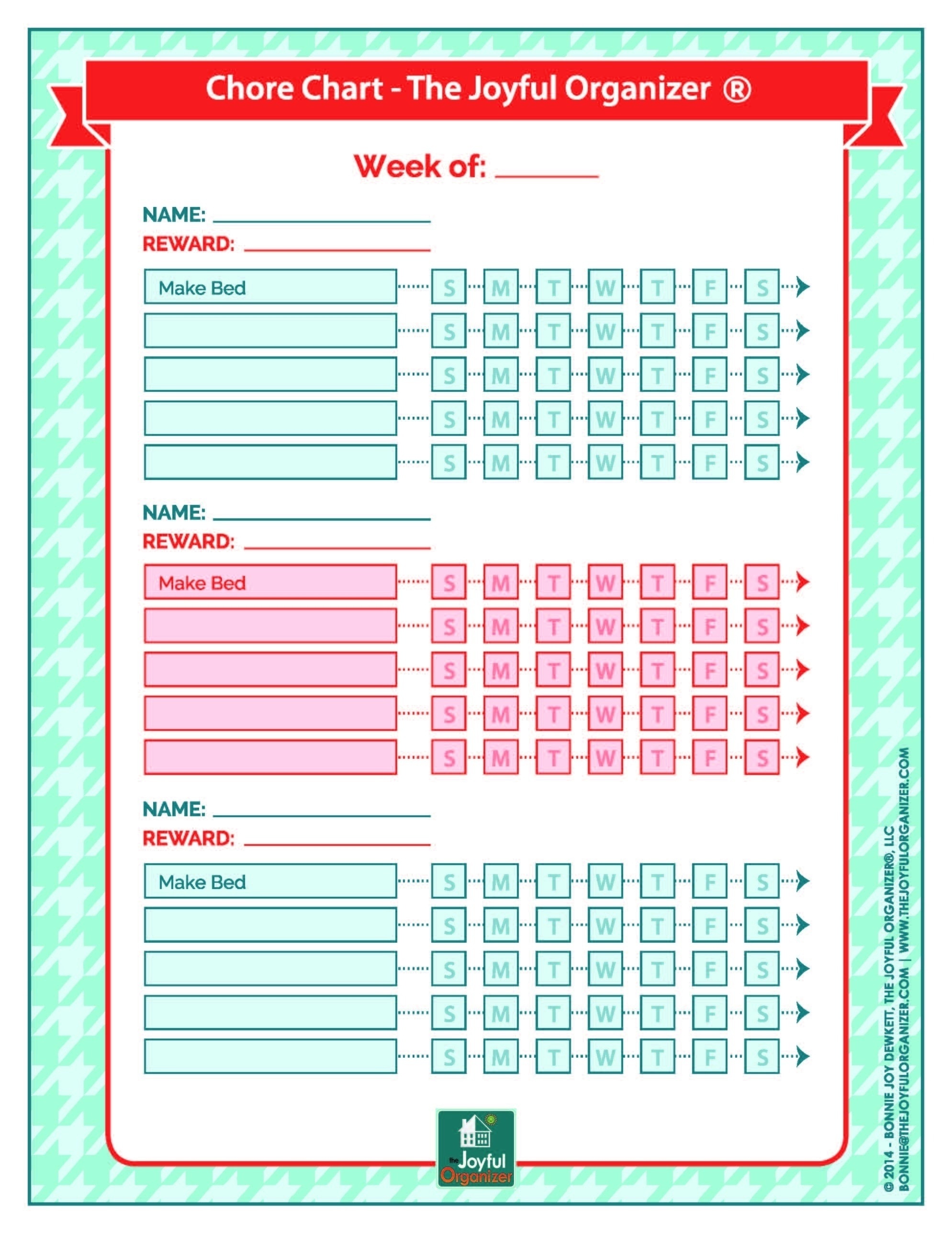 Free Printable Chore Charts For Multiple Children - Tutlin.psstech.co - Free Printable Chore Charts For Multiple Children