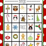Free Printable Christmas Bingo Game | Christmas | Christmas Bingo   Free Printable Christmas Bingo Cards