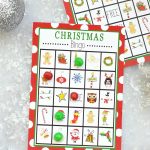 Free Printable Christmas Bingo Game – Fun Squared   Free Christmas Bingo Game Printable