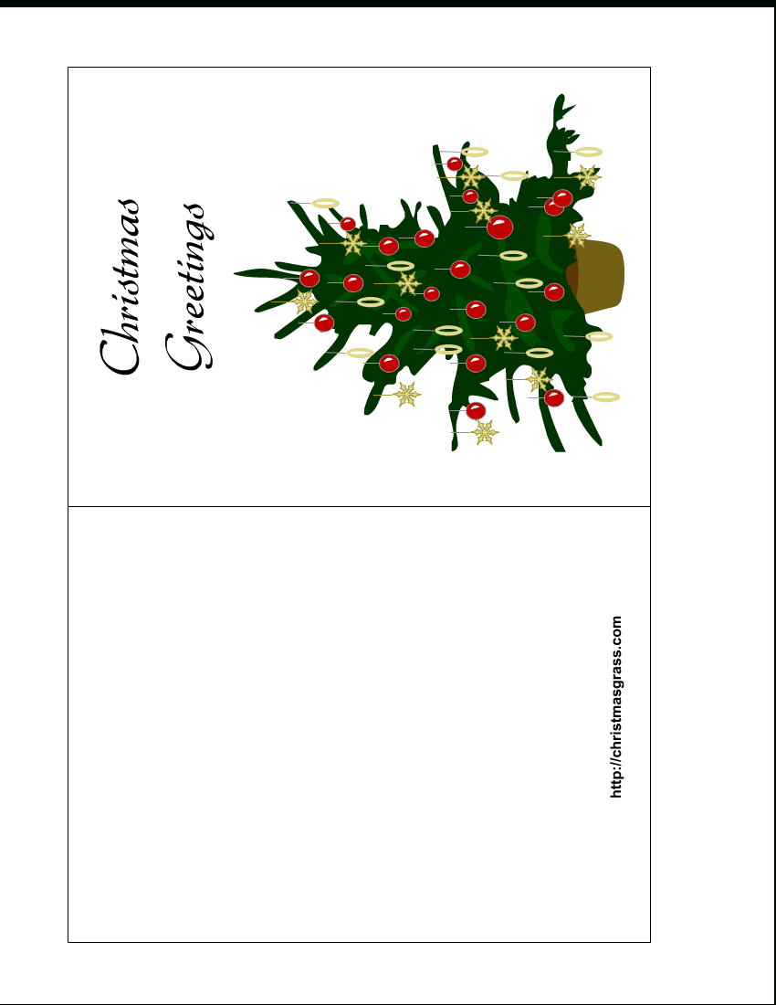 Free Printable Christmas Cards | Holiday Greeting Card With - Free Printable Christmas Cards