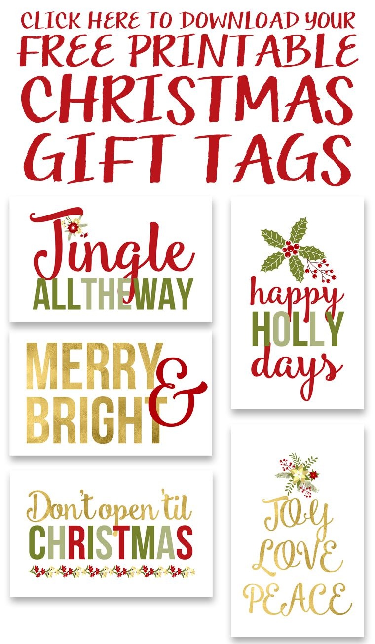 Free Printable Christmas Gift Tags | Crafty 2 The Core~Diy Galore - Free Printable Christmas Gift Tags