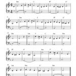 Free Printable Christmas Sheet Music | Free Sheet Music Scores: Free   Free Printable Christmas Sheet Music For Piano