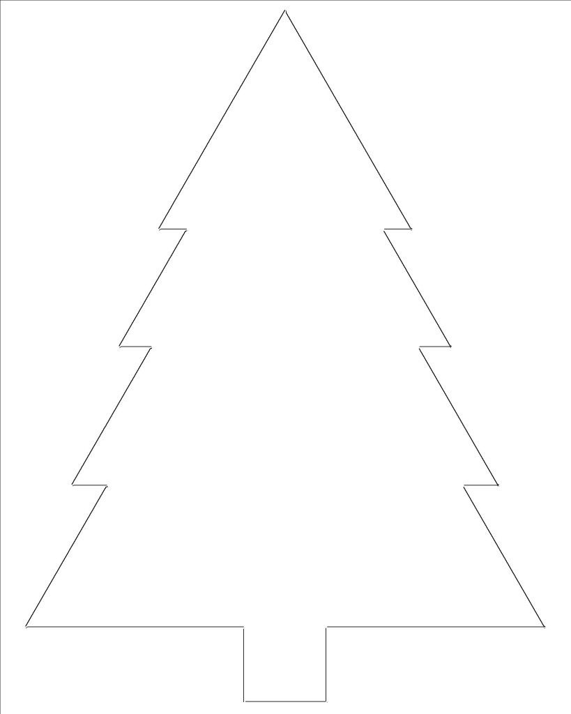 Free Printable Christmas Tree Templates | Christmas Printables - Free Printable Christmas Tree Template