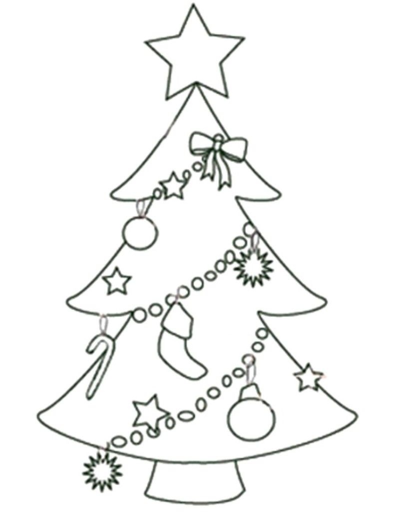 Free Printable Christmas Tree Templates | Free Printable Coloring - Free Printable Christmas Tree Template