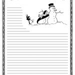 Free Printable Christmas Writing Paper   Tutlin.psstech.co   Free Printable Christmas Writing Paper With Lines