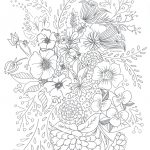 Free Printable Coloring Pages: 10 New Printable Coloring To Color   Free Printable Flower Coloring Pages For Adults