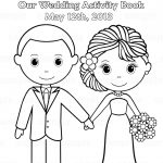 Free Printable Coloring Pictures Wedding | Printable Personalized   Free Printable Personalized Wedding Coloring Book