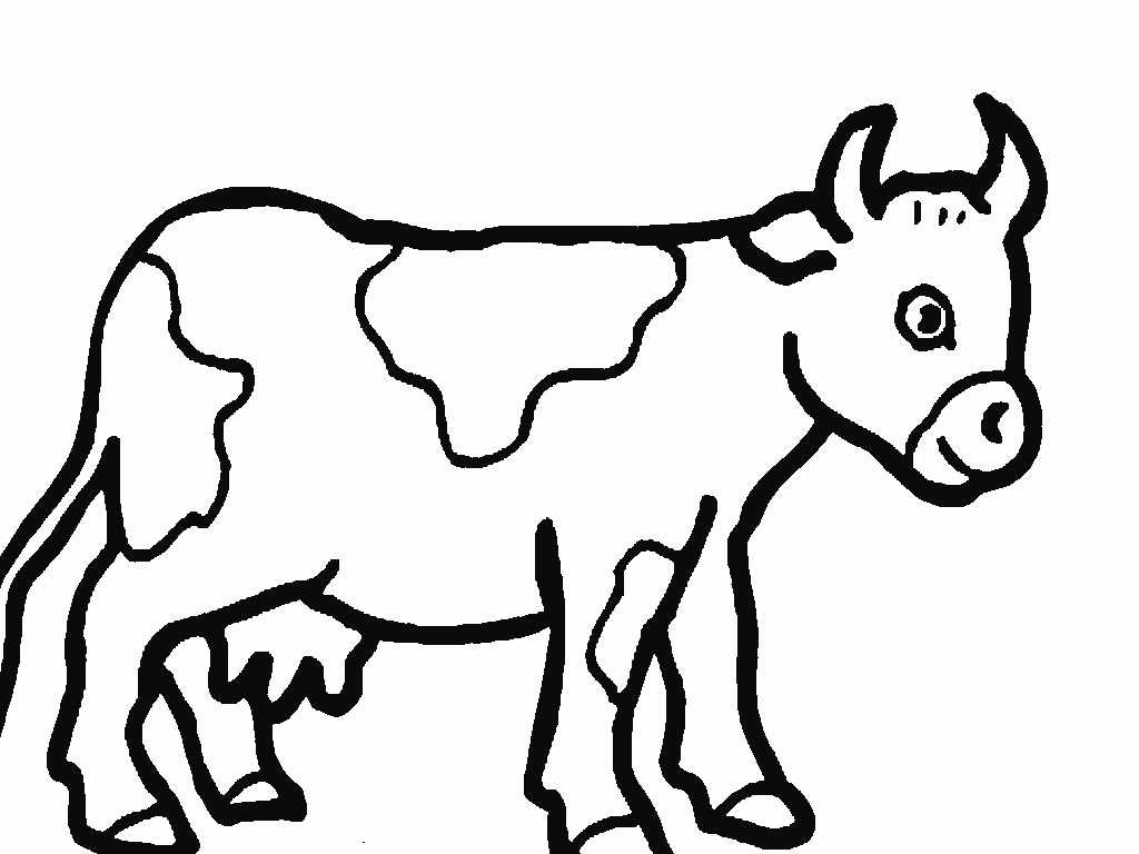 Free Printable Cow Coloring Pages For Kids - Coloring Pages Of Cows Free Printable