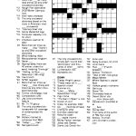 Free Printable Crossword Puzzles For Adults | Puzzles Word Searches   Free Printable Variety Puzzles